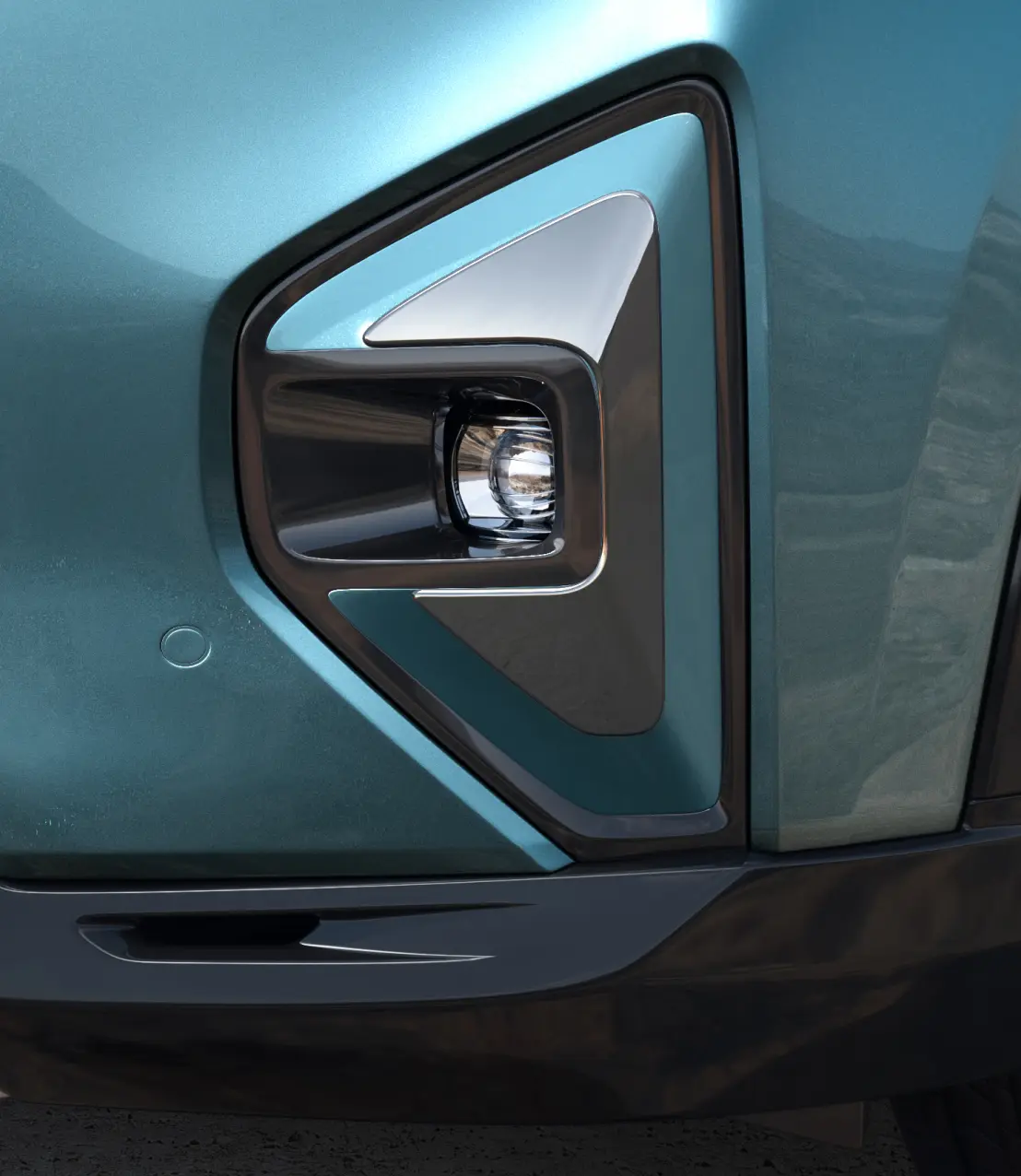 Fog Lamp Garnish - Dark Chrome